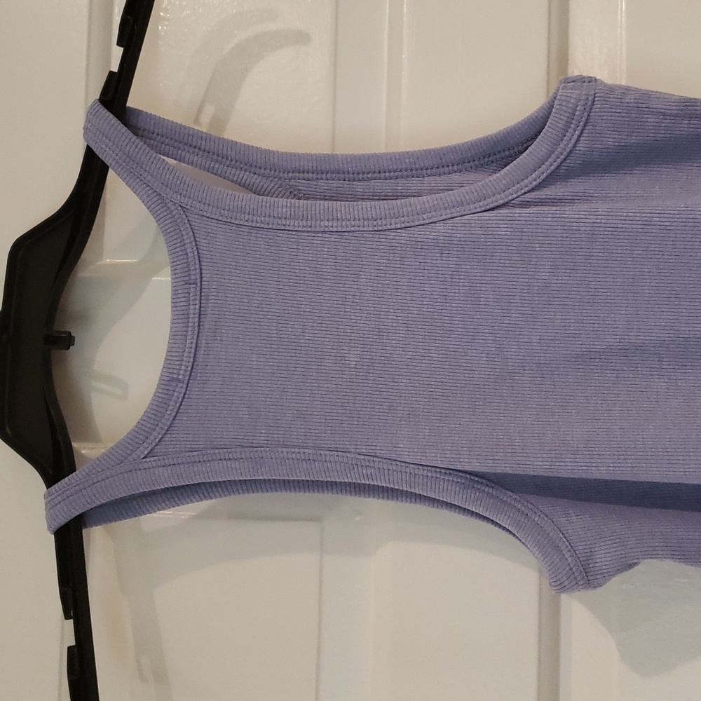 NWT! LNA Ribbed Skinny Racer Mini Dress - Picture 6 of 6